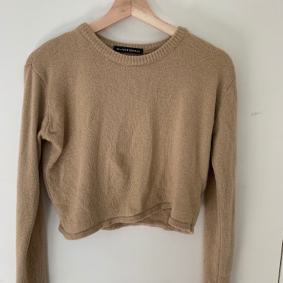 BRANDY MELVILLE tan sweater! - Picture 2 of 2